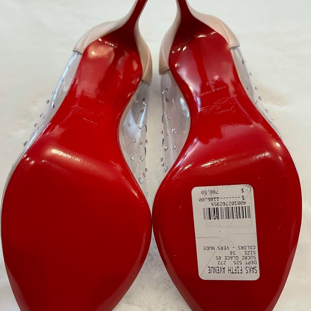 Christian Louboutin crystal heels NIB - Picture 4 of 6